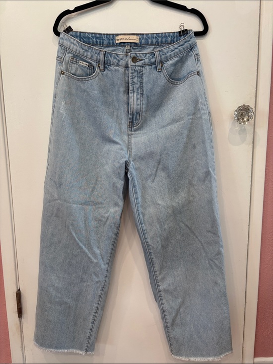 Rip Curl Denim - Light Wash High-Rise wide leg Jeans